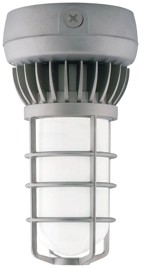 RAB VXLED26YDG VAPORPROOF LED 26W WARM GL FROSTED GLOBE DIECAST GD CEIL ...