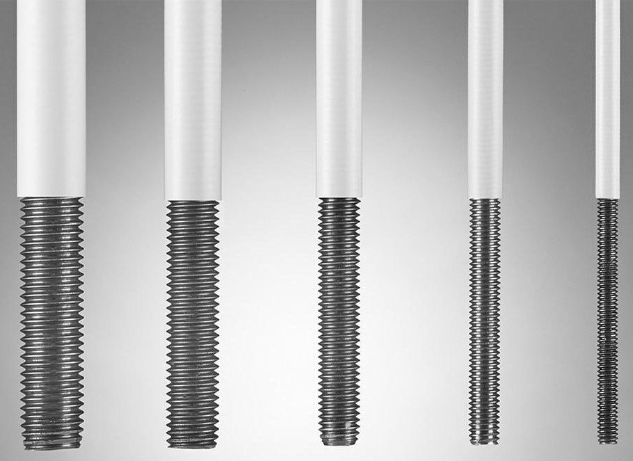 ROBROY RRPVCZNC121/2 Threaded rod 1/2" zinc 12FT longFDA certified PVC