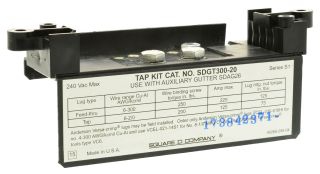 SQUARE D SDGT30020 : LOAD CENTER GUTTER TAP KIT 6-300 RISER | Gordon ...