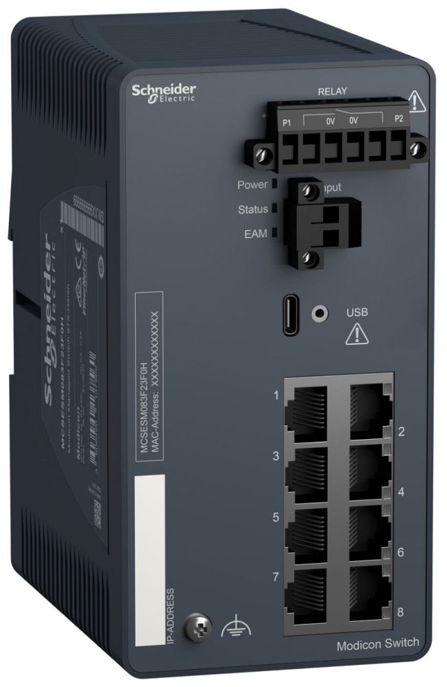 Square D MCSESM083F23F0H Managed Switch