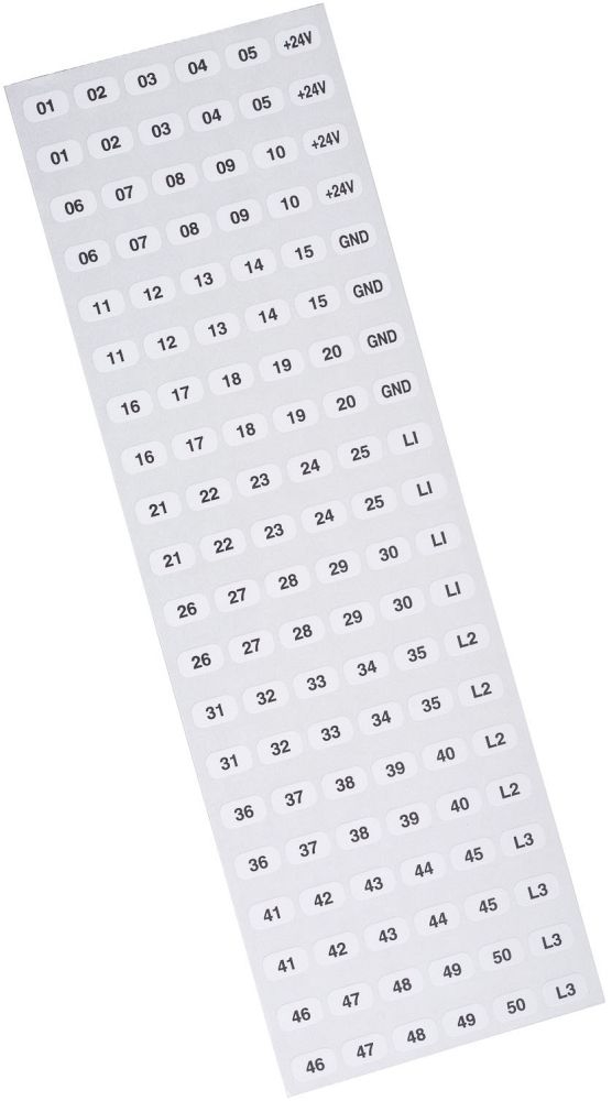 Square D 9080GH210 Terminal Block Marking Tabs Nema | Gordon