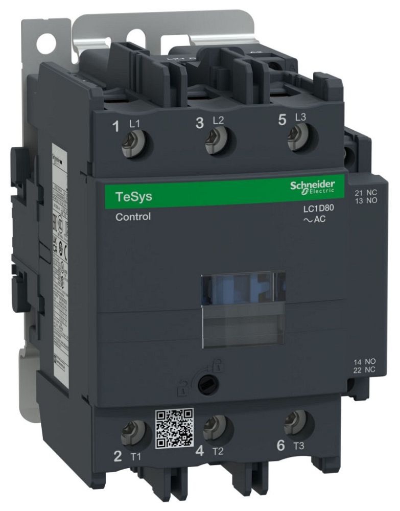 Square D LC1D80G7 Contactor 600VAC 80Amp IEC +Options