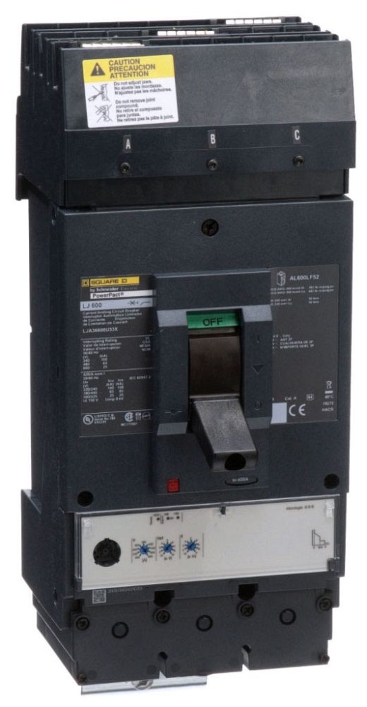 YA−MAN IB-41P Square D LJA36600U33X Molded Case Circuit Breaker 600V 600A