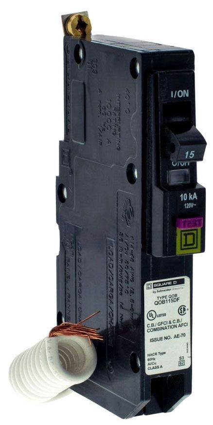 Qob115 Square D QOB115DF Miniature Circuit Breaker 120V 15A | Gordon Electric ...