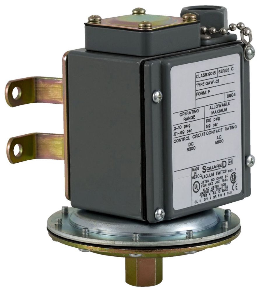 Telemecanique 9016GAW21F Vacuum Switch 480Vac 10 Amp G +Options
