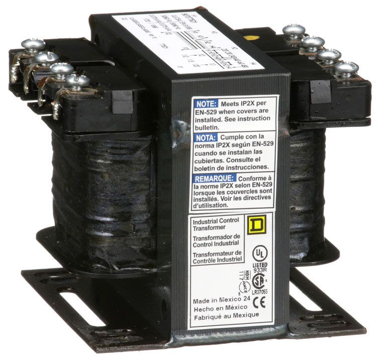Square D 9070T75D1 Transformer Control 75Va 240/480V-120V
