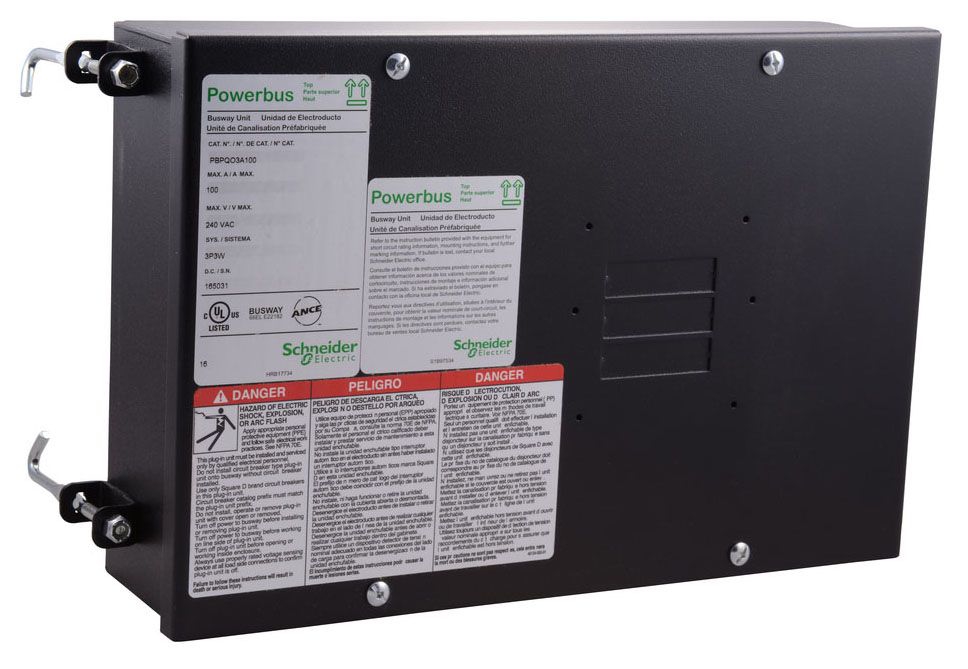 Square D PBPQOR4A100 Busway Plug-In Unit Enclosure