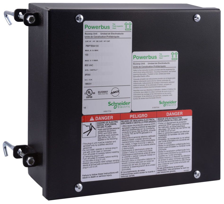 Square D PBPTB4A100 Busway Tap Box