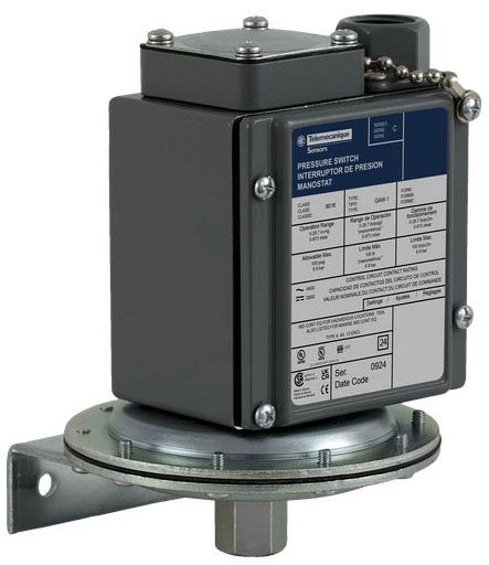 Telemecanique 9016GAW1 Vacuum Switch 480Vac 10 Amp G +Options