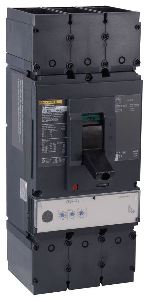Square D LLL36400U33X Molded Case Circuit Breaker 600V 400A