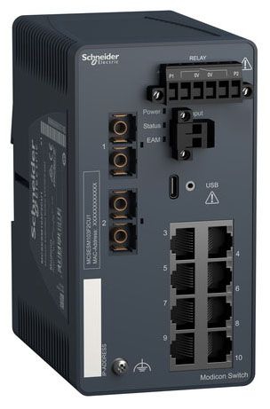 Square D MCSESM103F2CU1 8PORT Switch