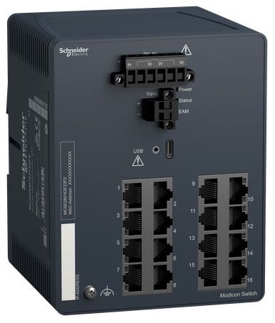 Square D MCSESM163F23F0 Managed Switch