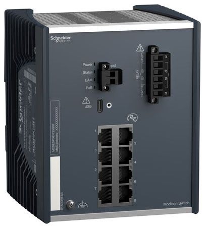 Square D MCSESP083F23G0T Managed Switch