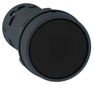 Square Button Spring Back Button Square D XB7NA25 Pushbutton - Spring Return, Black - No+Nc | Gordon ...