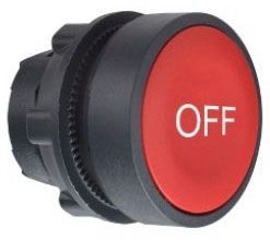 Square D ZB5AA435 Flush Red w/White Off Marking | Gordon Electric
