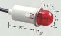 Selecta SL53815-6-BG 125V Red Light