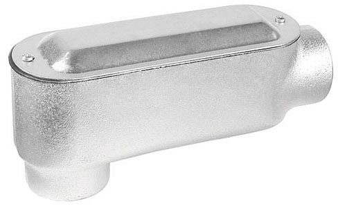 Orbit T-50A Conduit Body, 1/2 Threaded Die Cast Aluminum w/Cover Orbit T-50A Conduit Body, 1/2 Threaded Die Cast Aluminum w/Cover