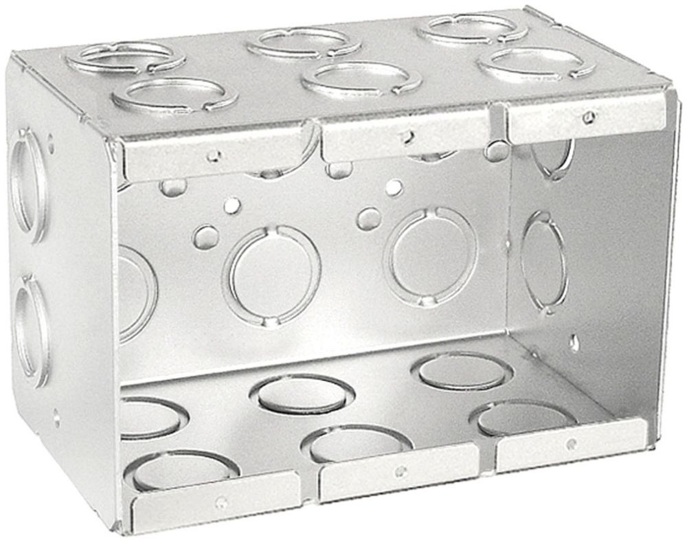 Garvin TB-335 Solid Masonry Box 3-Gang 3-1/2