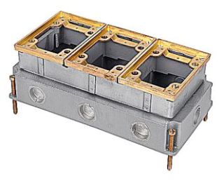 STL-CTY 643 3GANG ADJ WT FLOOR BOX | Gordon Electric Supply, Inc.