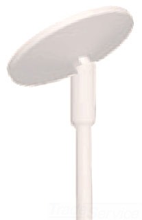 WAC Lighting WMT-XS6-WT W Track - Sloped Ceiling Stem Kit