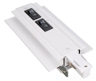 WAC Lighting WHEDR-RTL-5A-BK 277V W Recessed Track Flangeless Live End Right Current Limiter