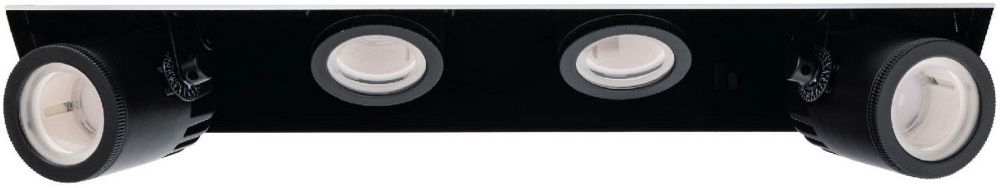 WAC Lighting MT-4415L-930-WTBK Silo Multiples 4 light Trimless Non-IC ...
