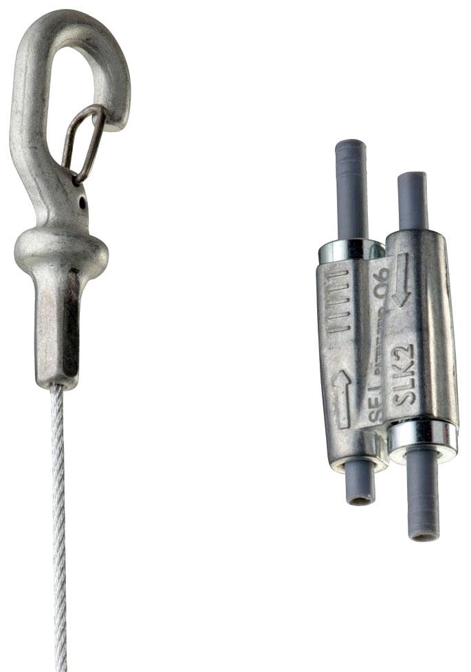 Caddy SLK2L5 Tool-Free 2Mm Wire Rope Hanger Kit W/Hook End