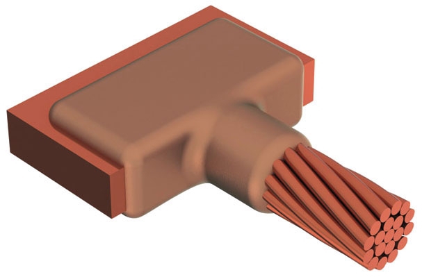 Cadweld XLLJCEG2Q Exolon, Cable To Lug Or Busbar, Lj, 1/4