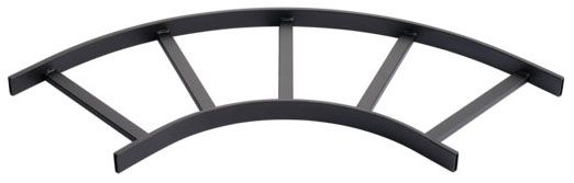 Ladder Rack Bending Hoffman L90HB12GZ Ladder Rack Horizontal Bend/90 Fits 12